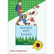 Kockás Peti kirándul - Színezz és játssz! Játékos foglalkoztató